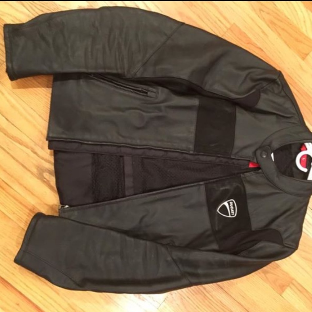 Rev’it Ducati leather riding jacket